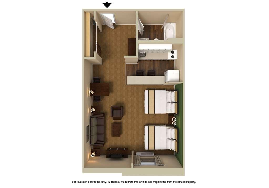 Extended Stay America Suites - Raleigh - Cary - Harrison Ave Zimmer foto